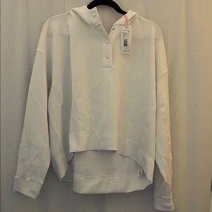 NWT Vineyard Vines Women’s Size XL Snap-Front Pullover in White
